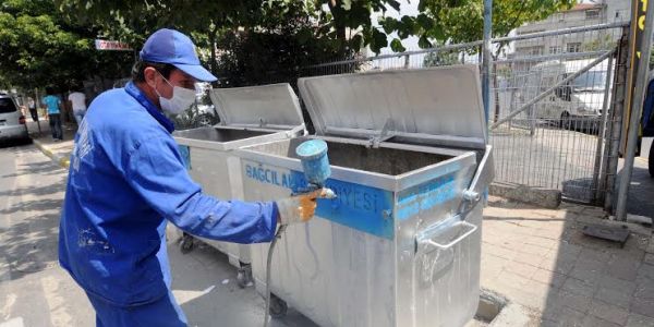 Bağcılar’da 545 kişilik ekiple her gün 700 ton çöp toplanıyor