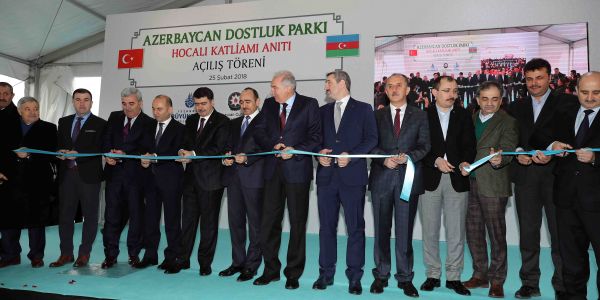 Bağcılar’da “Azerbaycan Dostluk Parkı Ve Hocalı Katliamı Anıtı” Dualarla Açıldı