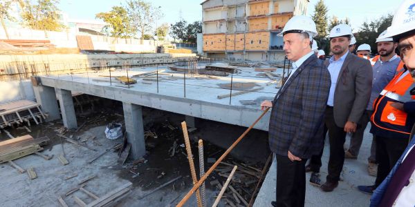 “Bağcılar’da yeni belediye binası inşaatı yükseliyor”