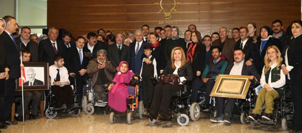 Bağcılarlı Engelliler Başbakan Yıldırım’ı Ziyaret Etti