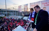 İmamoğlu'ndan Mustafa Oktay Aksu'ya Seçim Desteği