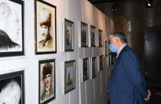 Atatürk Resimleri BKSM'de Sergileniyor