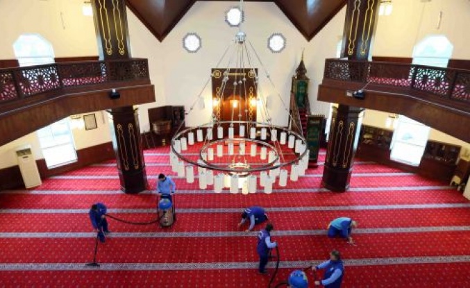 Bağcılar’da İbadethaneler Ramazan Ayı Öncesi Temizlendi